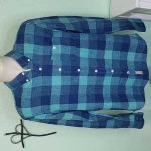 🐞HOLLISTER linen button down shirt